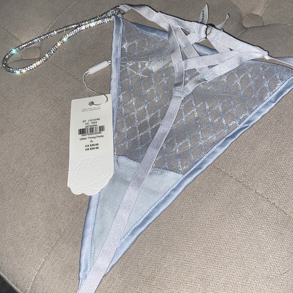 XL Glitter Thong Panty for love & lemons - Picture 7 of 14